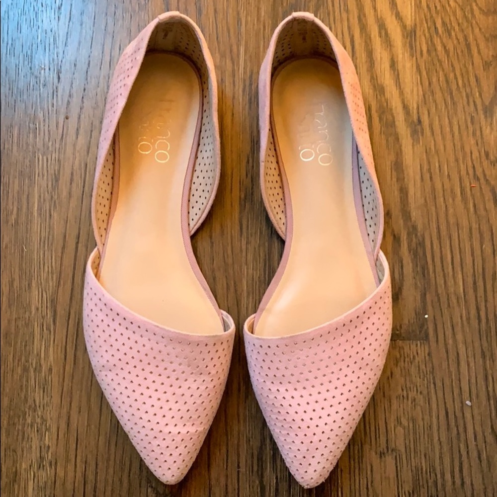 Franco Sarto pink flats